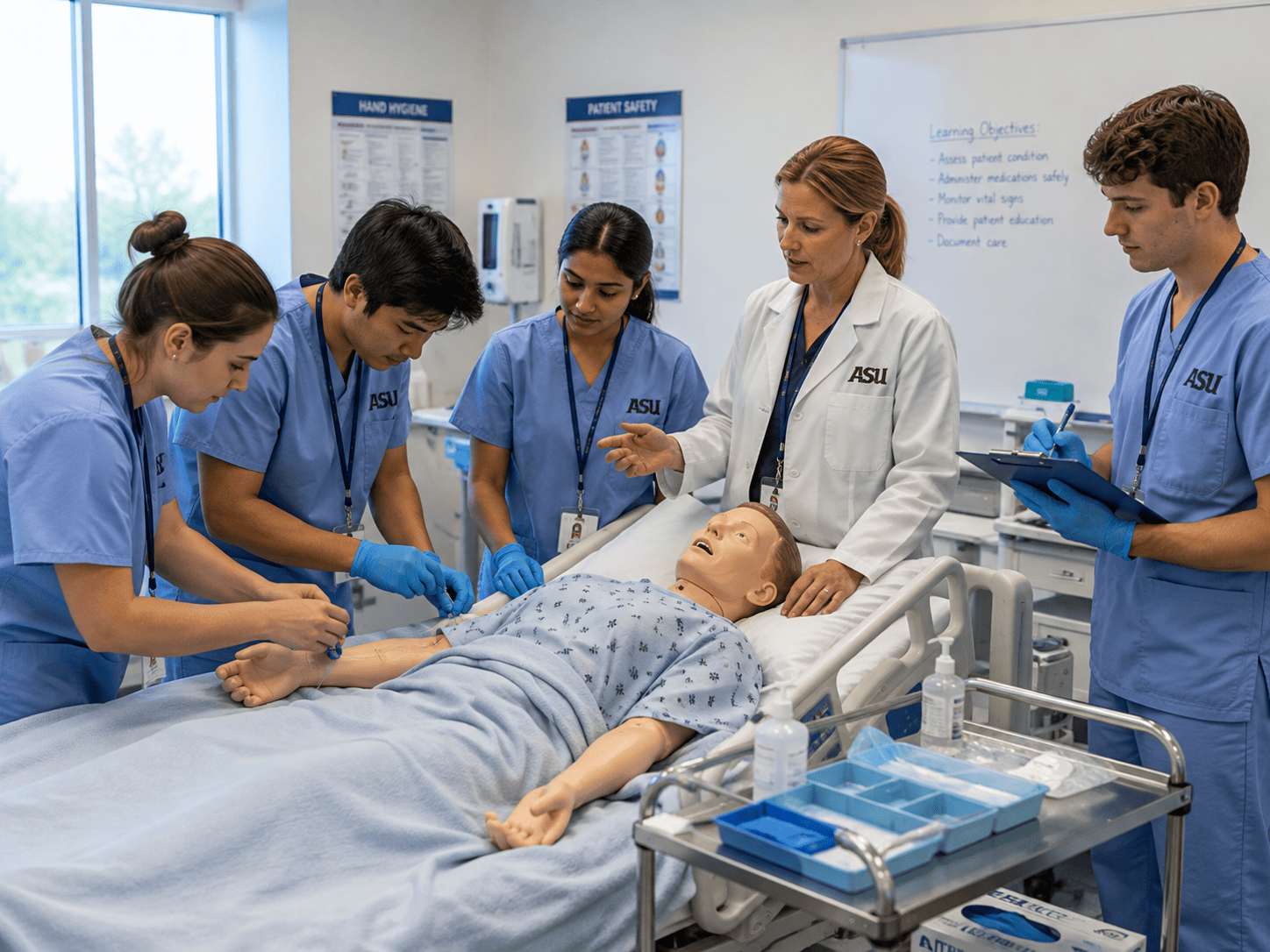 Healthcare training session