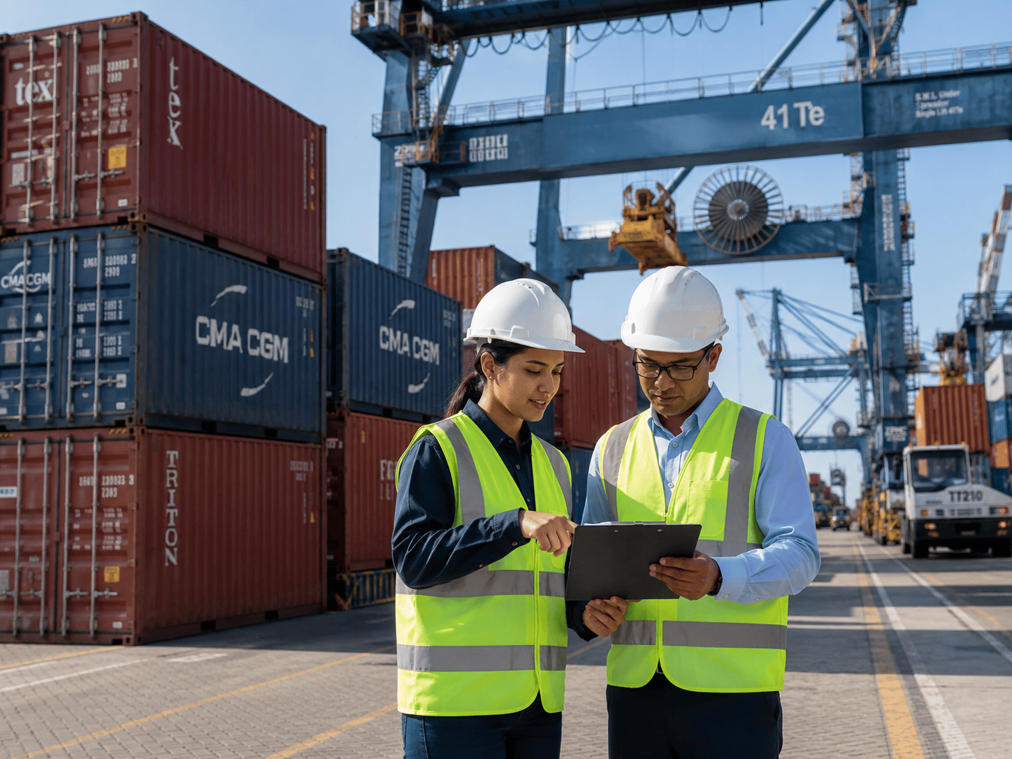 Port and freight logistics