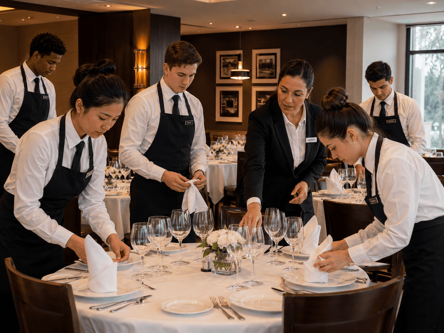 Hospitality service training